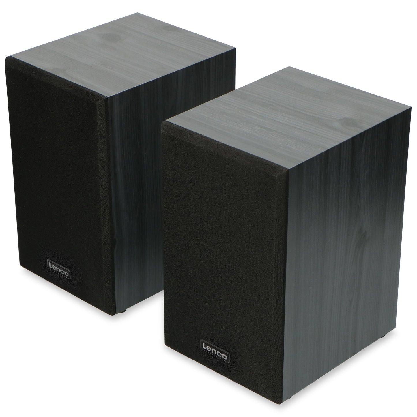 LENCO LS-300BK with Bluetooth® and two separate speakers, black