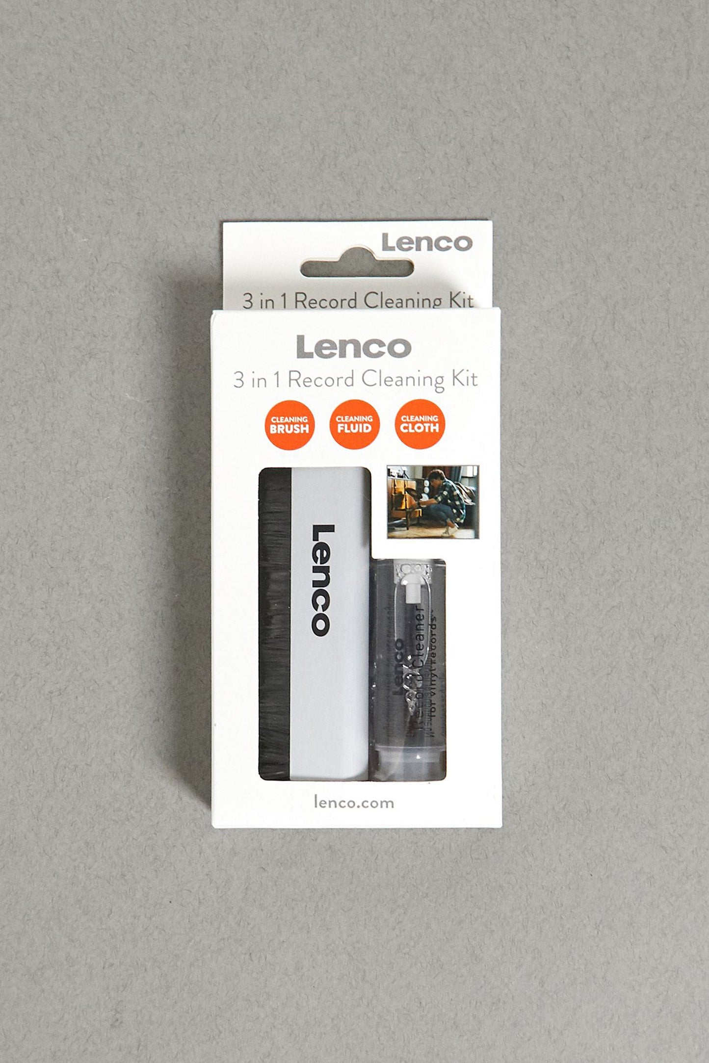 LENCO TTA-3IN1 - Carbon fiber record cleaning brush