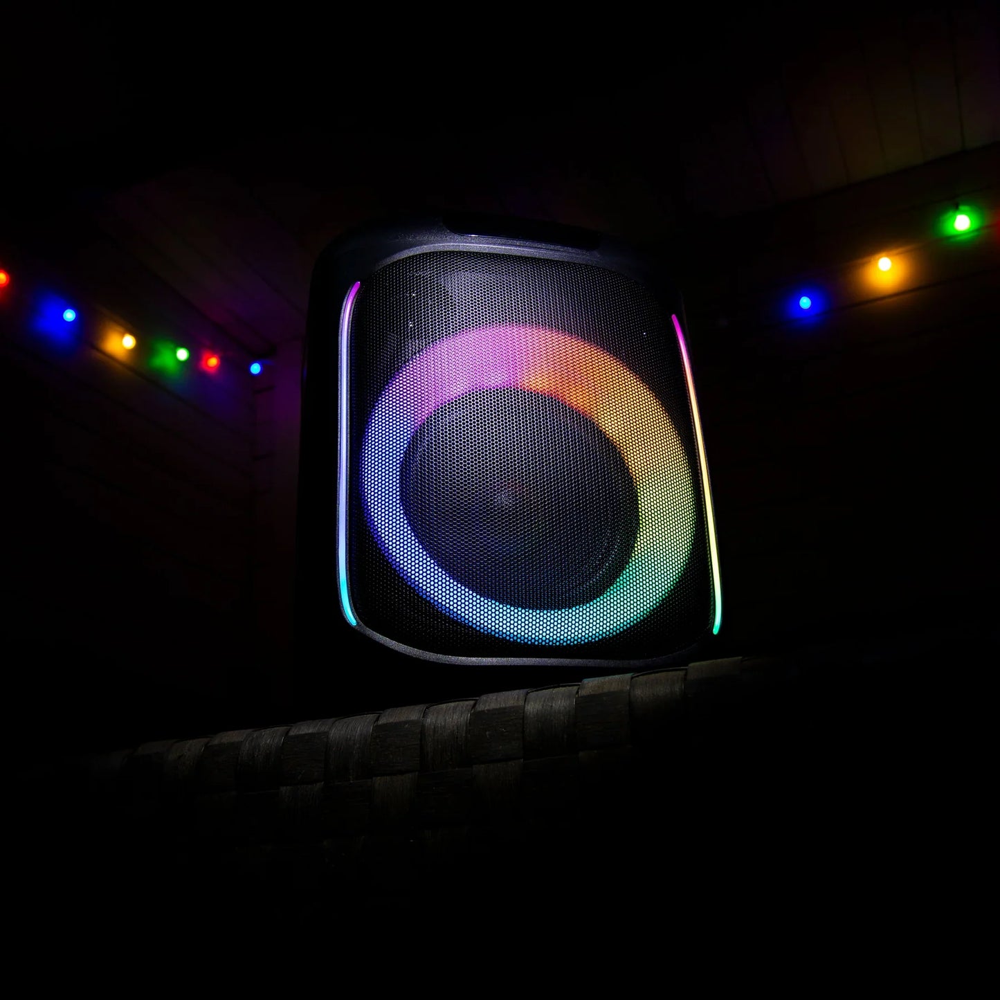 Lenco PA-100 - Party speaker with lights and wireless mic