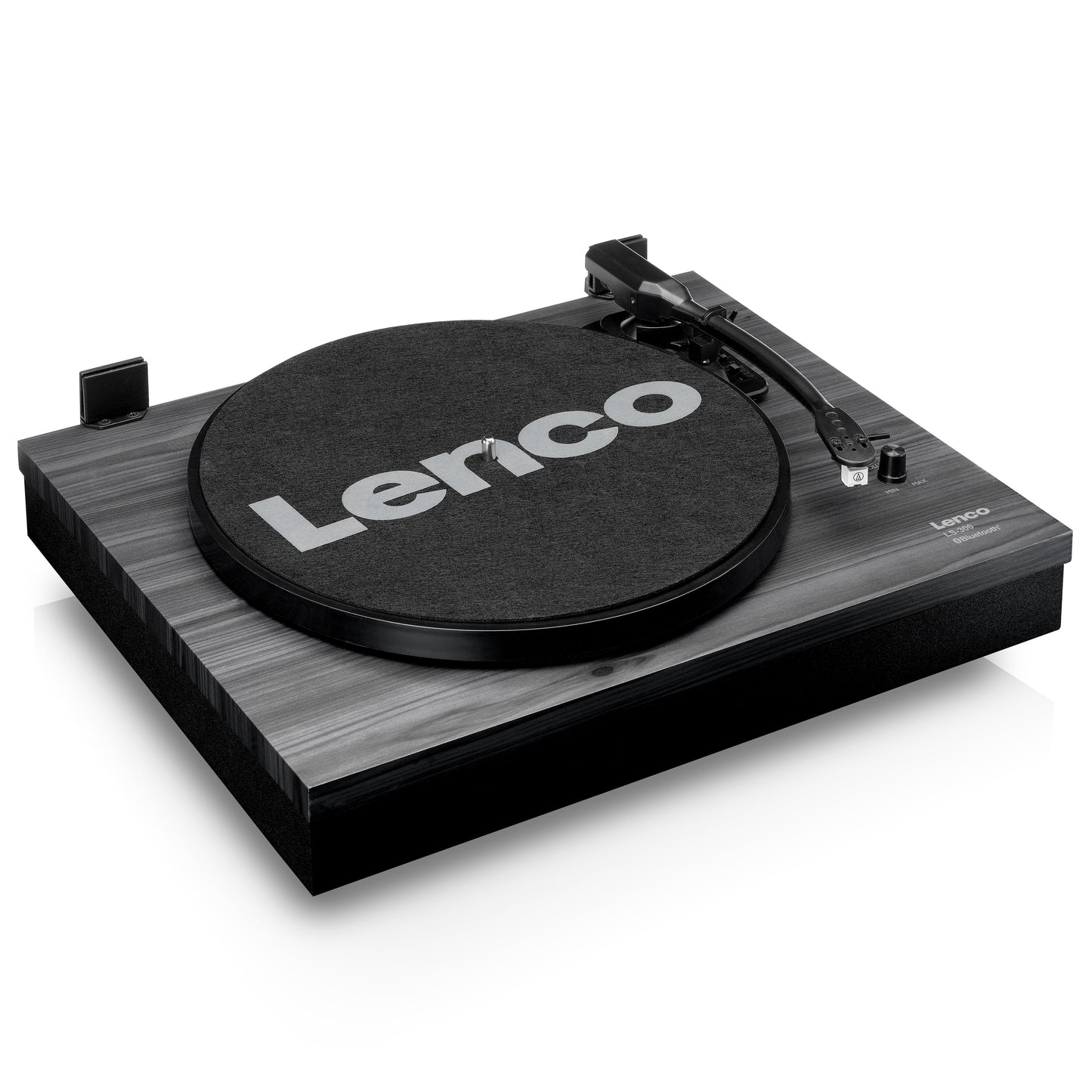 LENCO LS-300BK with Bluetooth® and two separate speakers, black