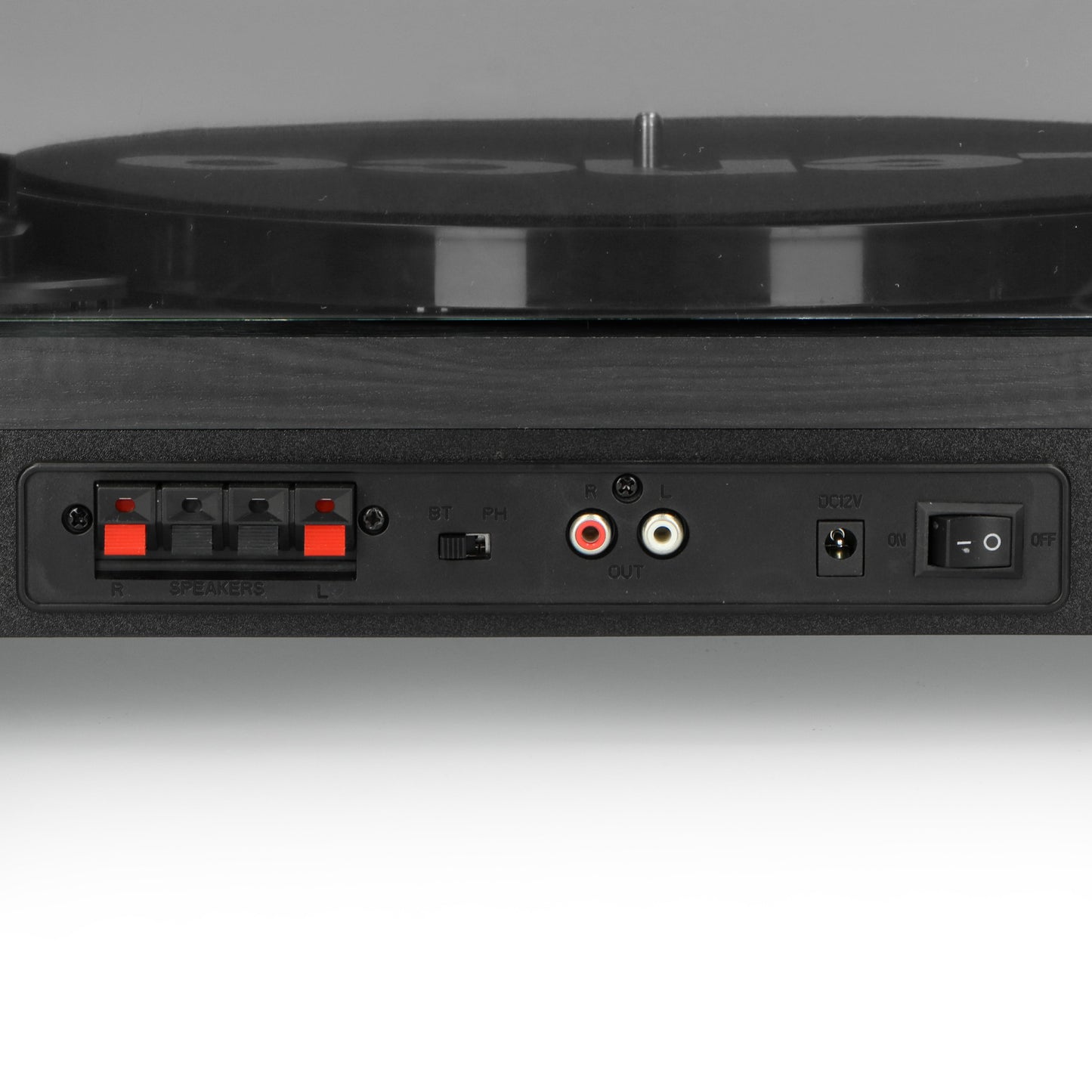 LENCO LS-300BK with Bluetooth® and two separate speakers, black