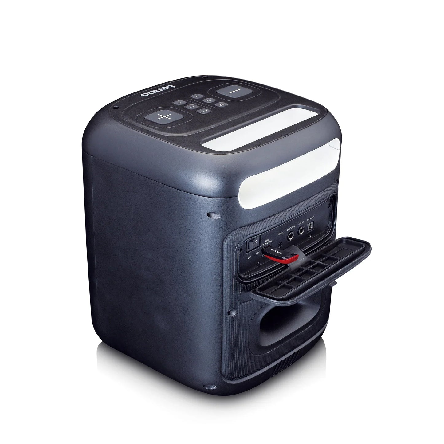 Lenco PA-100 - Party speaker with lights and wireless mic