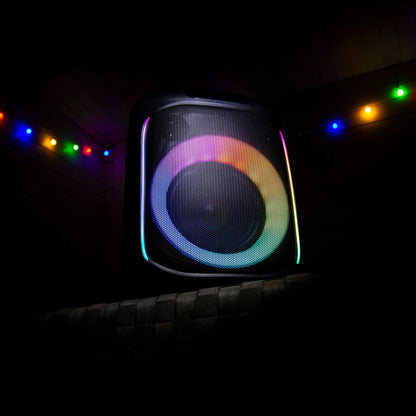 Lenco PA-100 - Party speaker with lights and wireless mic