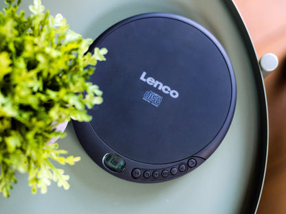 LENCO CD-010 - Portable CD player with charging function - Black