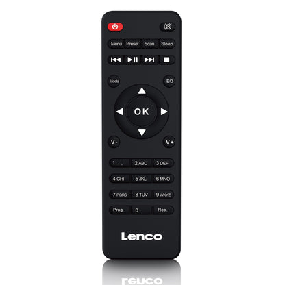 LENCO MC-250BK UK - Micro set with Smart Radio, CD/USB player, internet, DAB+, Bluetooth® - Black